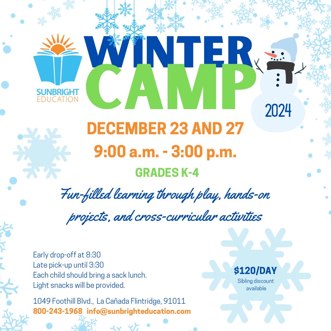 winter camp dec 23 - 27